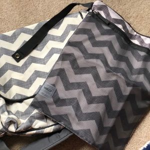 SkipHop diaper bag and wet bag